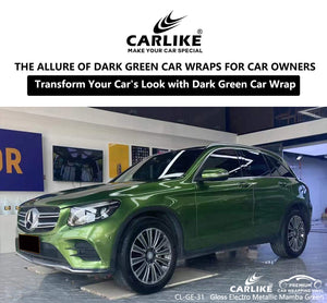 The Green Machine: Transform Your Car's Look with Dark Green Car Wrap