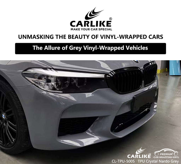 The Grey Knight: Unmasking the Beauty of Vinyl-Wrapped Cars - CARLIKE WRAP