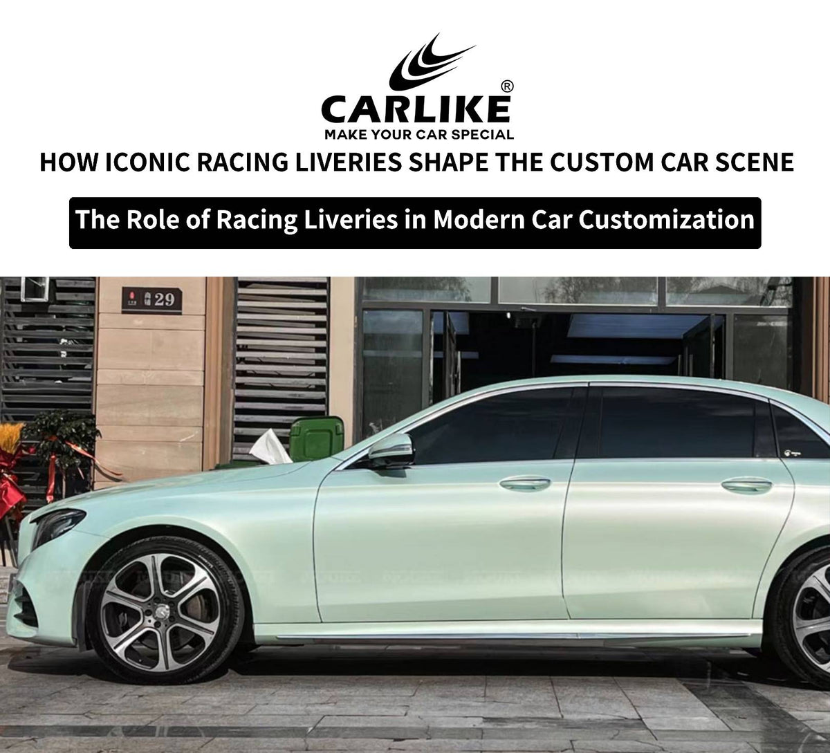 The Influence of Iconic Racing Liveries on Custom Car Scene