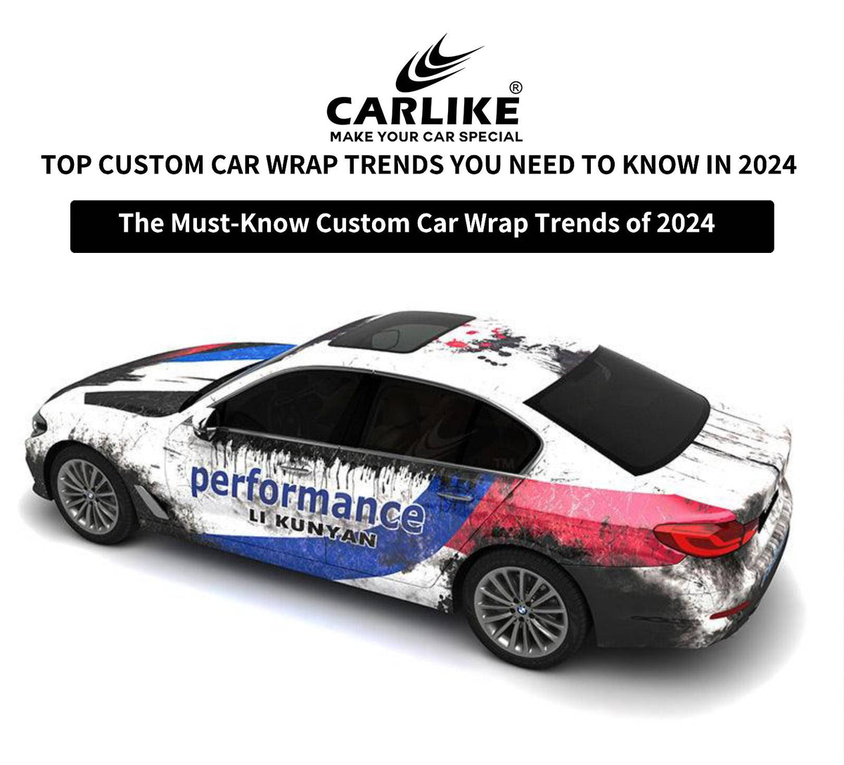Car Wrapped With Math Top Custom Car Wrap Trends You Need to Know in 2024