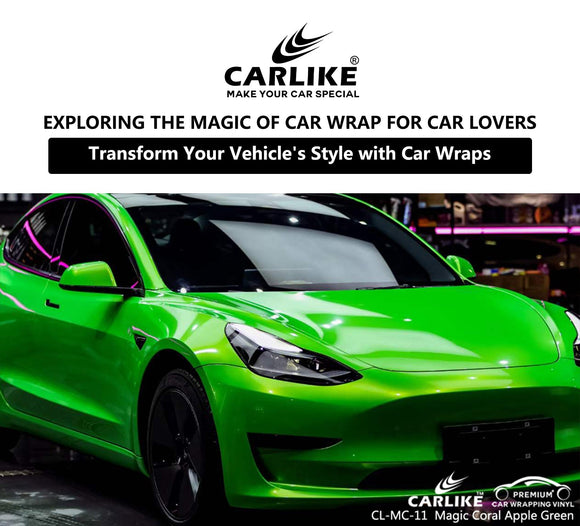 Transform Your Vehicle's Style: Exploring the Magic of Car Wrap Paper for Car Owners - CARLIKE WRAP