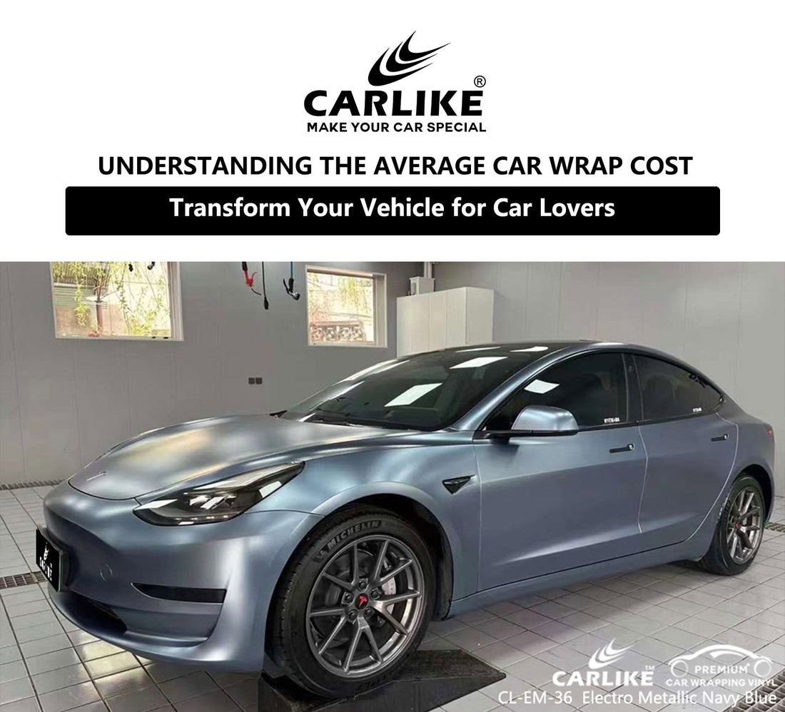 Transform Your Wheels: Understanding the Average Car Wrap Cost