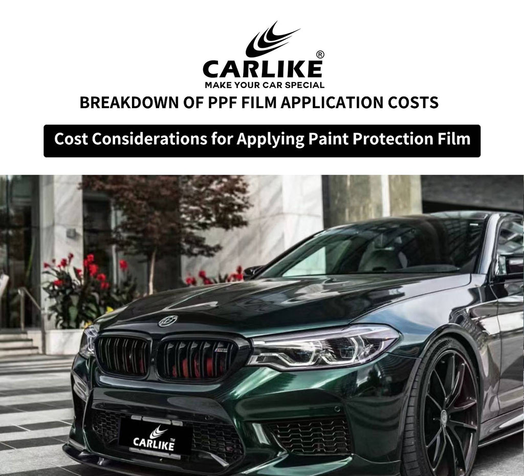 Understanding the Cost of PPF Film Application