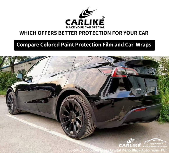 Understanding the Differences Between Colored Paint Protection Film and Car Vinyl Wrap - CARLIKE WRAP