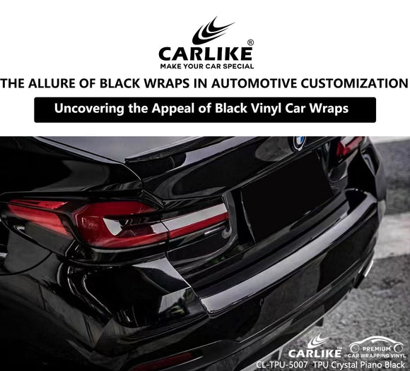 What  Do You Know About Black Vinyl Car Wrap? - CARLIKE WRAP