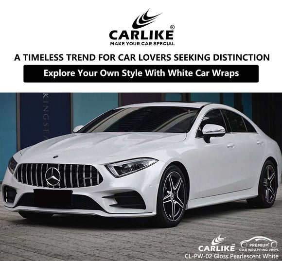 White Car Wraps: A Timeless Trend for Car Lovers Seeking Distinction - CARLIKE WRAP