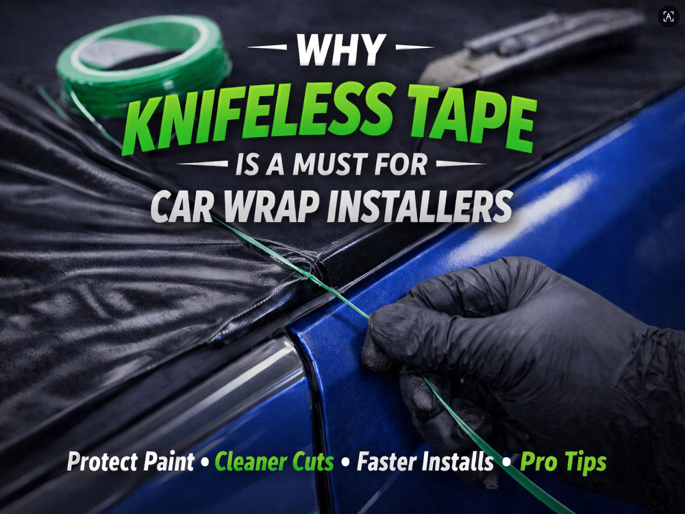 Why Knifeless Tape Is a Must for Car Wrap Installers - CARLIKE WRAP