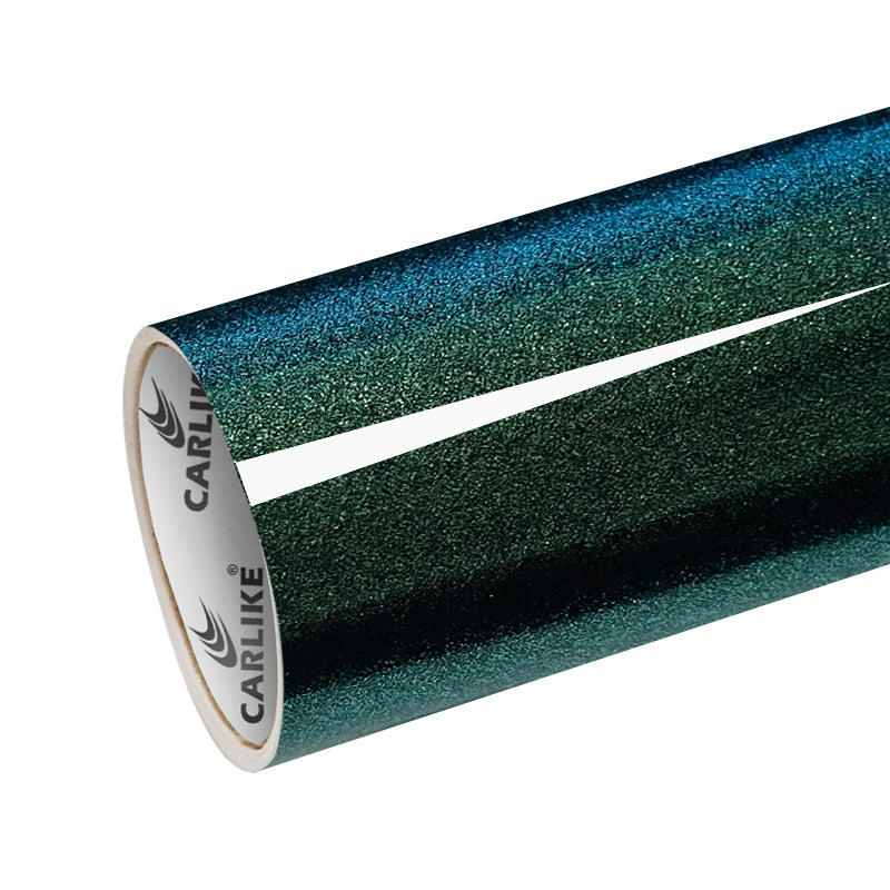 CARLIKE CL-CE-16 Caméléon Electro Métallisé Brillant Vert Or Vinyle