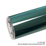 CARLIKE CL-EG-32P Electro Metallic Gloss Emerald Green Vinyl PET Liner