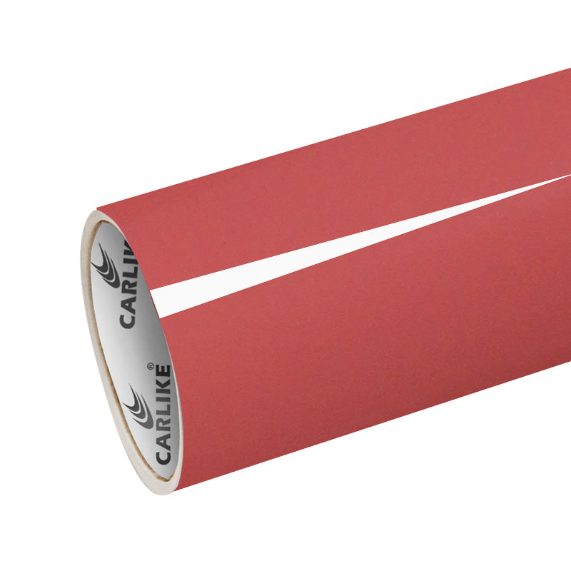CARLIKE CL-SJ-61P Doublure PET en vinyle rouge super brillant avec cristal morganite rouge