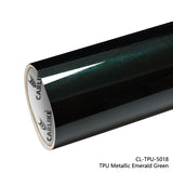 CARLIKE CL-TPU-5018 TPU Reparación de calor de vinilo verde esmeralda metálico