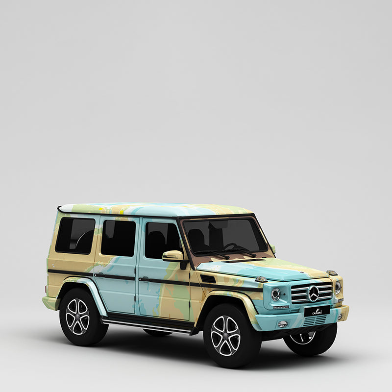 CARLIKE CL-DZ002 motif carte peinture impression de haute précision personnalisé housse de voiture en vinyle