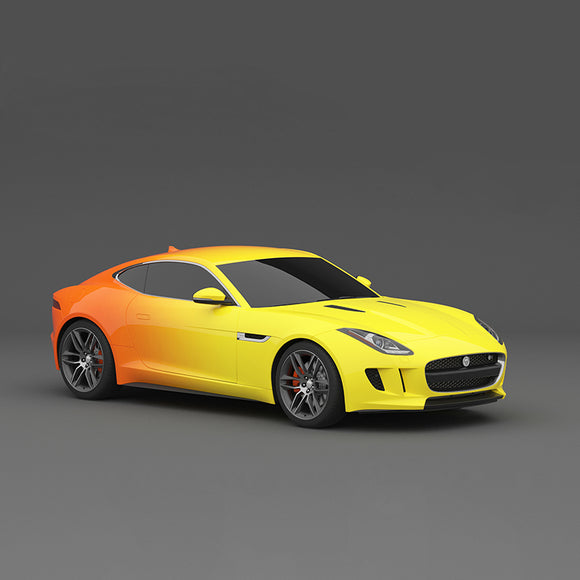 CARLIKE CL-JB033 envoltura de vinilo para automóvil personalizada con impresión de alta precisión de color amarillo a naranja
