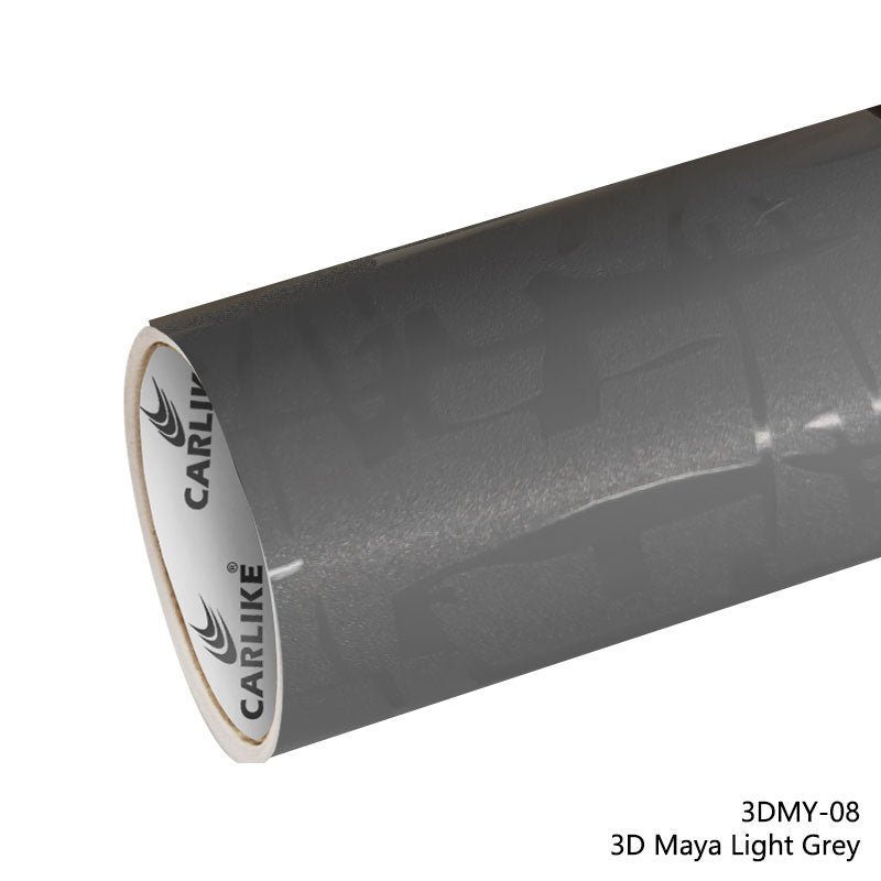 CARLIKE CL - 3DMY - 08 3D Maya Light Grey Vinyl - CARLIKE WRAP