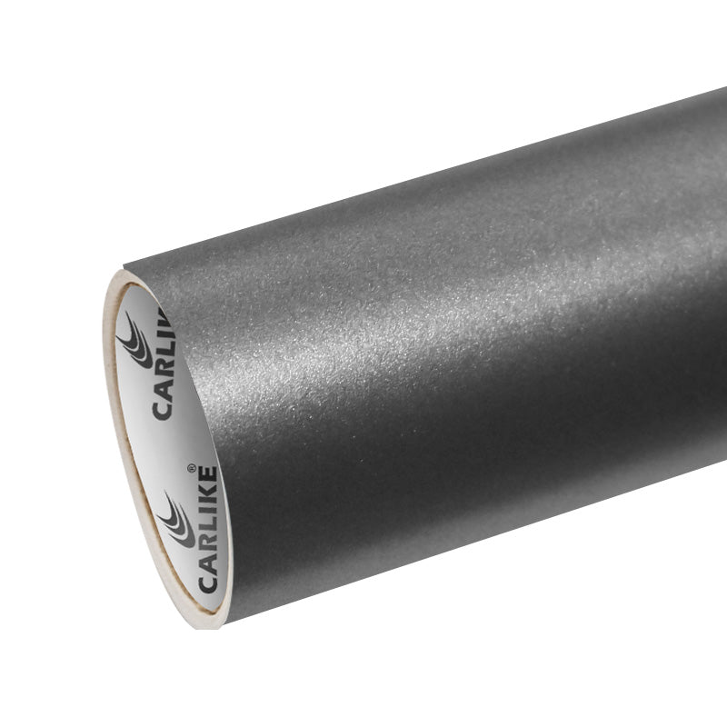 CARLIKE CL - ES - 07 Electro Metallic Satin Titanium Metal Grey Vinyl - CARLIKE WRAP