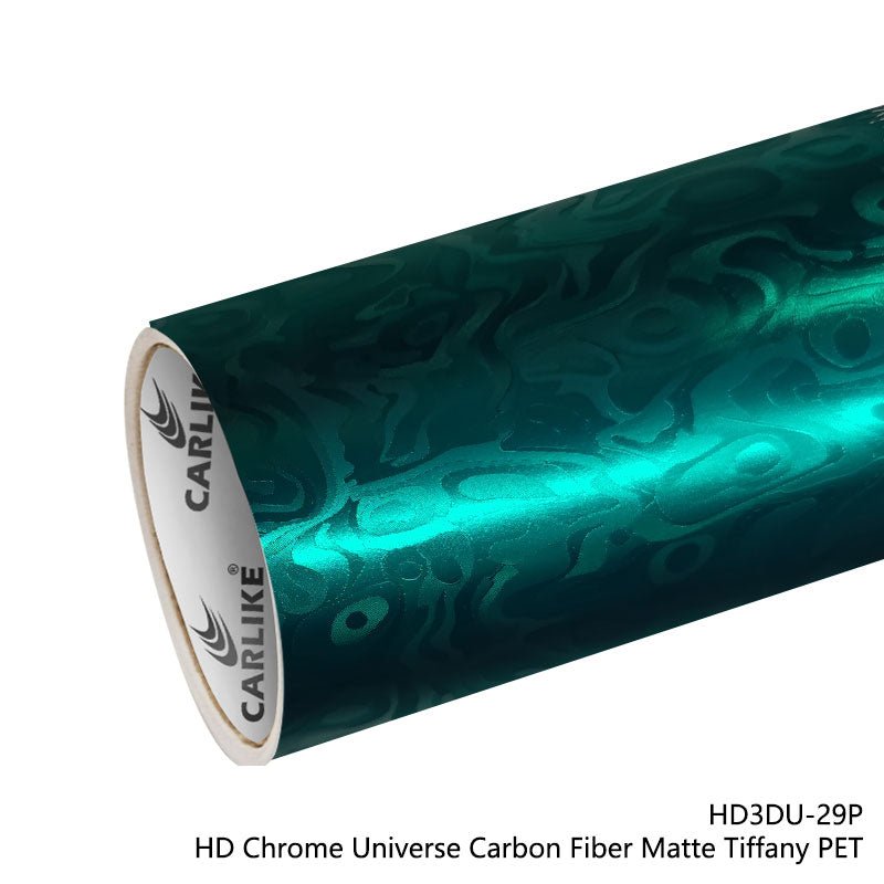 CARLIKE CL - HD3DU - 29P HD Chrome Universe Carbon Fiber Matte Tiffany Vinyl PET Liner - CARLIKE WRAP