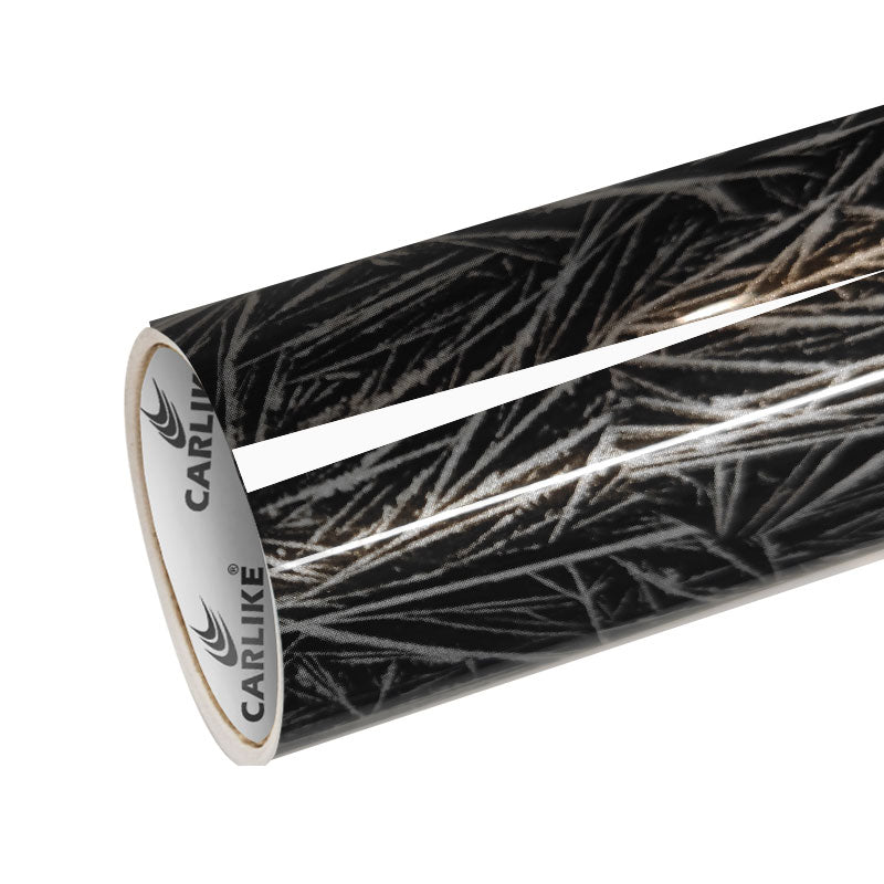 CARLIKE CL - ICF - 02P Ice Crack Grey Vinyl PET Liner - CARLIKE WRAP