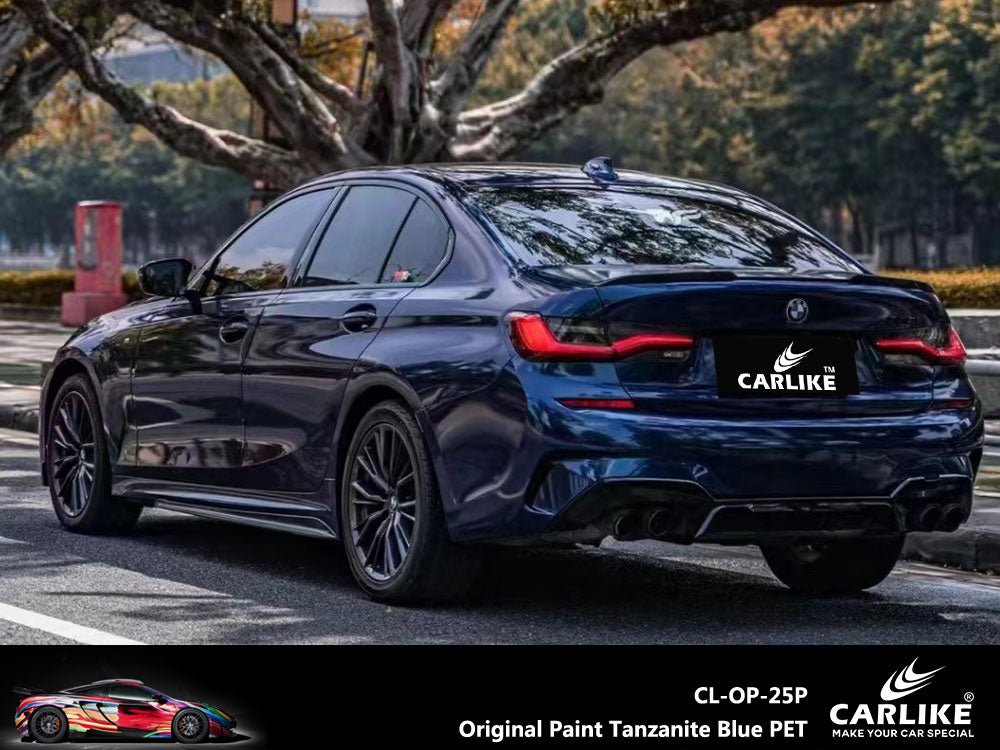 CARLIKE CL - OP - 25 Original Paint Tanzanite Blue Vinyl - CARLIKE WRAP