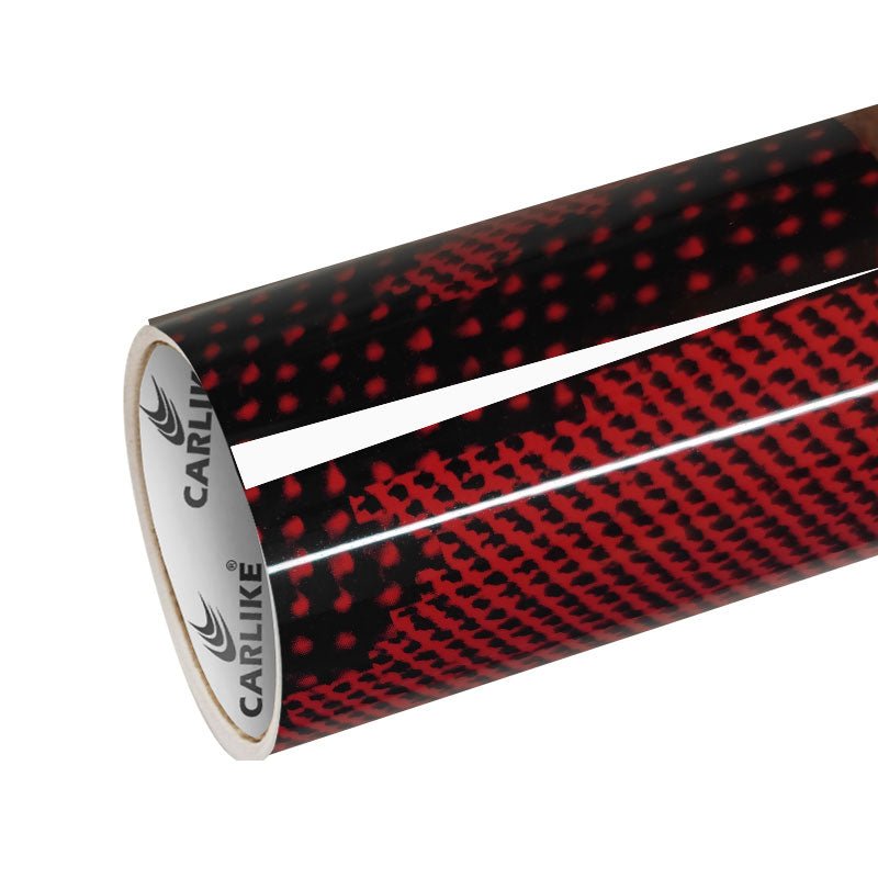 CARLIKE CL - PCF - 02P Python Pattern Red Vinyl PET Liner - CARLIKE WRAP