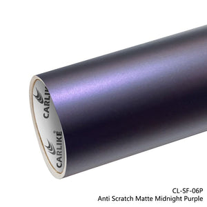 CARLIKE CL - SF - 06P Anti Scratch Matte Midnight Purple Vinyl PET Liner - CARLIKE WRAP