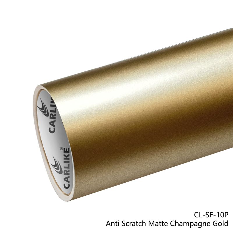 CL-SF-10P Anti Scratch Matte Aluminum Silver PET Vinyl Wholesale Price