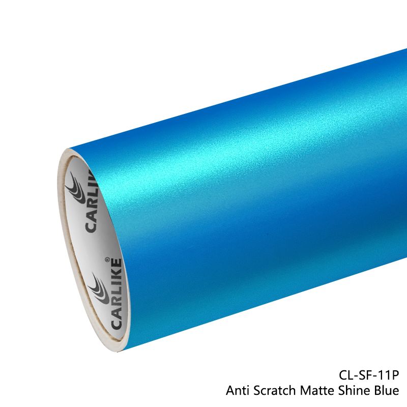 CL-SF-11P Anti Scratch Matte Shine Blue PET Vinyl Factory Film
