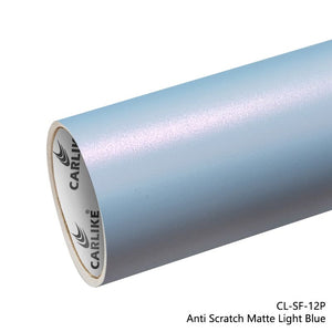 CARLIKE CL - SF - 12P Anti Scratch Matte Light Blue Vinyl PET Liner - CARLIKE WRAP