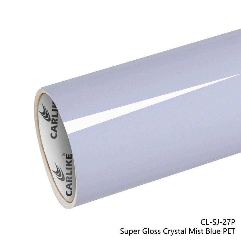 CARLIKE CL - SJ - 27P Super Gloss Crystal Mist Blue Vinyl PET Liner - CARLIKE WRAP