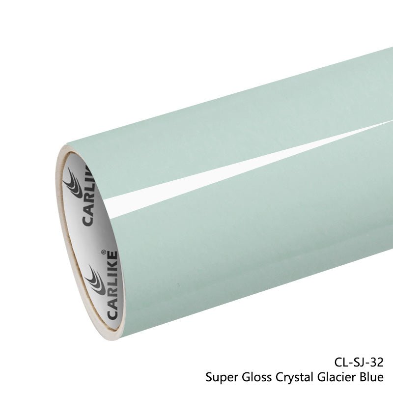 CARLIKE CL - SJ - 32 Super Gloss Crystal Glacier Blue Vinyl - CARLIKE WRAP