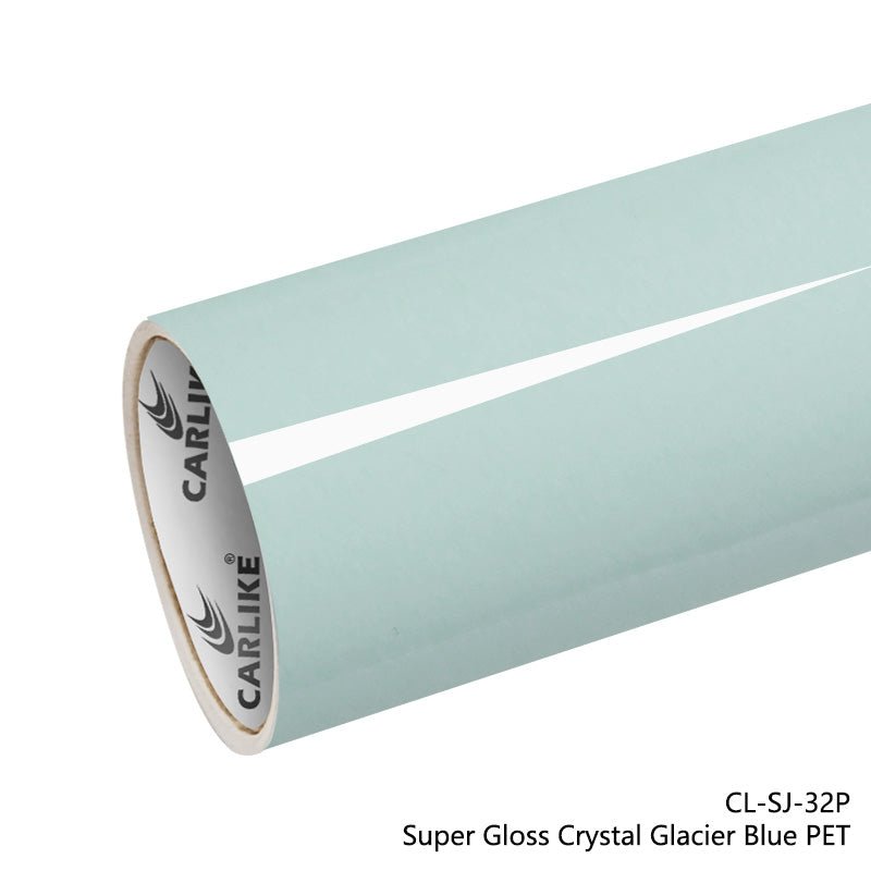 CARLIKE CL - SJ - 32P Super Gloss Crystal Glacier Blue Vinyl PET Liner - CARLIKE WRAP