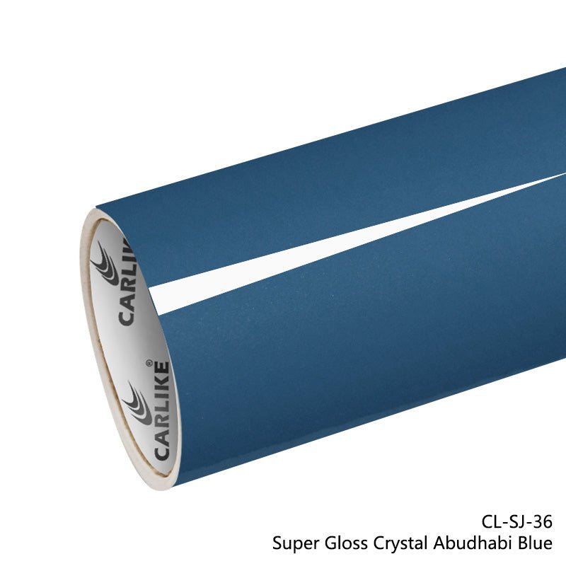 CARLIKE CL - SJ - 36 Super Gloss Crystal Abudhabi Blue Vinyl - CARLIKE WRAP