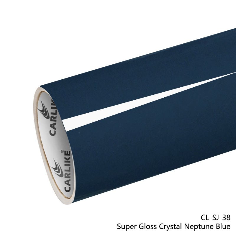 CARLIKE CL - SJ - 38 Super Gloss Crystal Neptune Blue Vinyl - CARLIKE WRAP