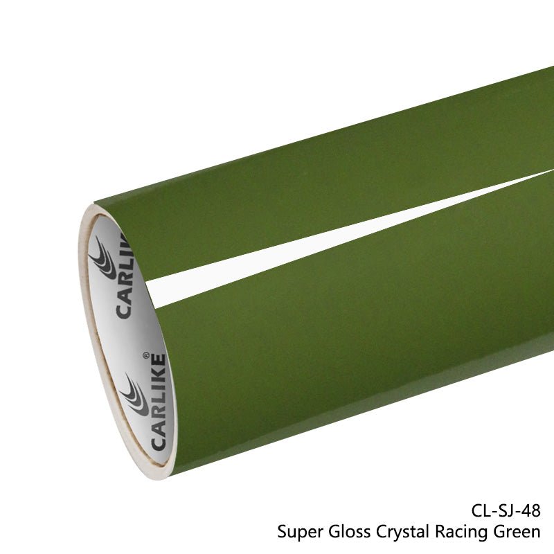 CARLIKE CL - SJ - 48 Super Gloss Crystal Racing Green Vinyl - CARLIKE WRAP