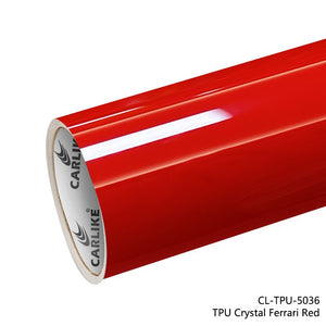 CARLIKE CL - TPU - 5036 TPU Crystal Ferrari Red Vinyl Heat Repair - CARLIKE WRAP