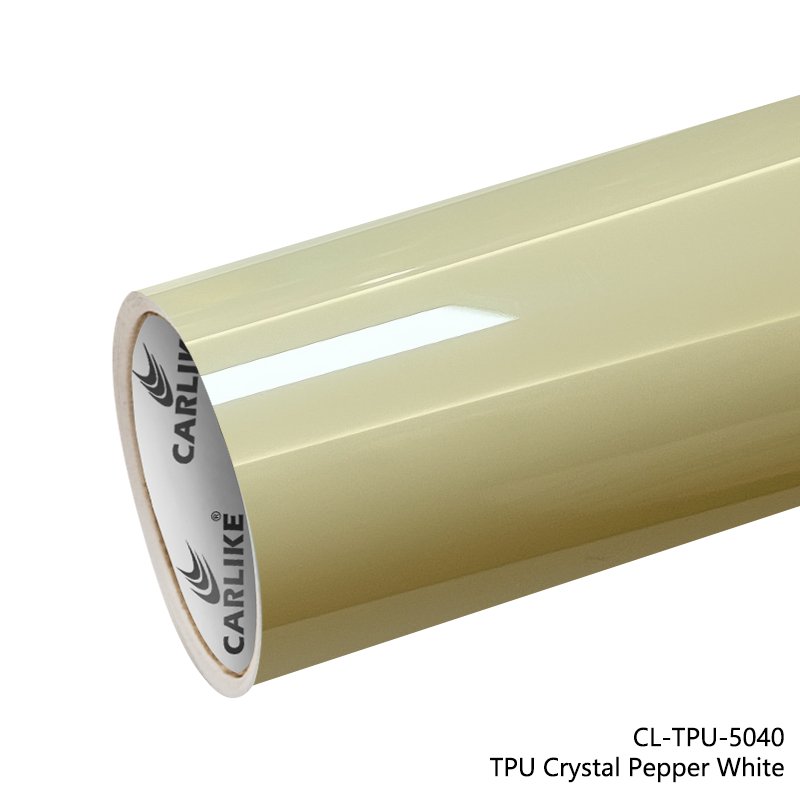 TPU Crystal Pepper White Vinyl Heat Repair Color PPF Wholesale