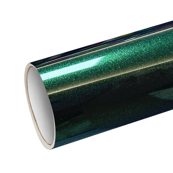 CARLIKE CL - TPU - 5055 TPU Metallic Opal Green Vinyl Heat Repair - CARLIKE WRAP