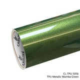 CARLIKE CL - TPU - 5056 TPU Metallic Mamba Green Vinyl Heat Repair - CARLIKE WRAP