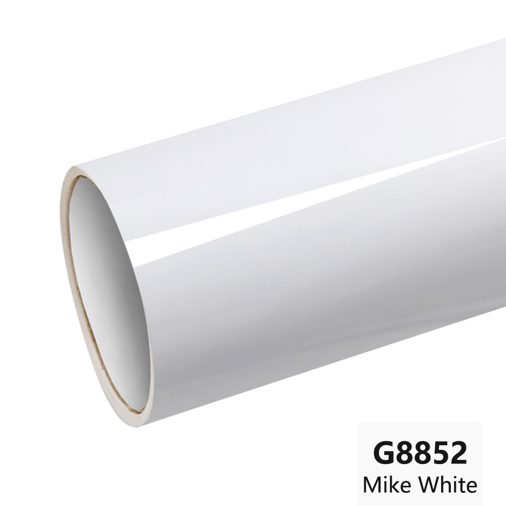 CARLIKE G8852 Gloss Milk White Graphic Permanent Adhesive Plotter Cutting Vinyl - CARLIKE WRAP