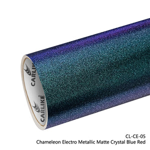 CARLIKE CL-CE-05 Chameleon Electro Metallic Matte Crystal Blue Red Vinyl