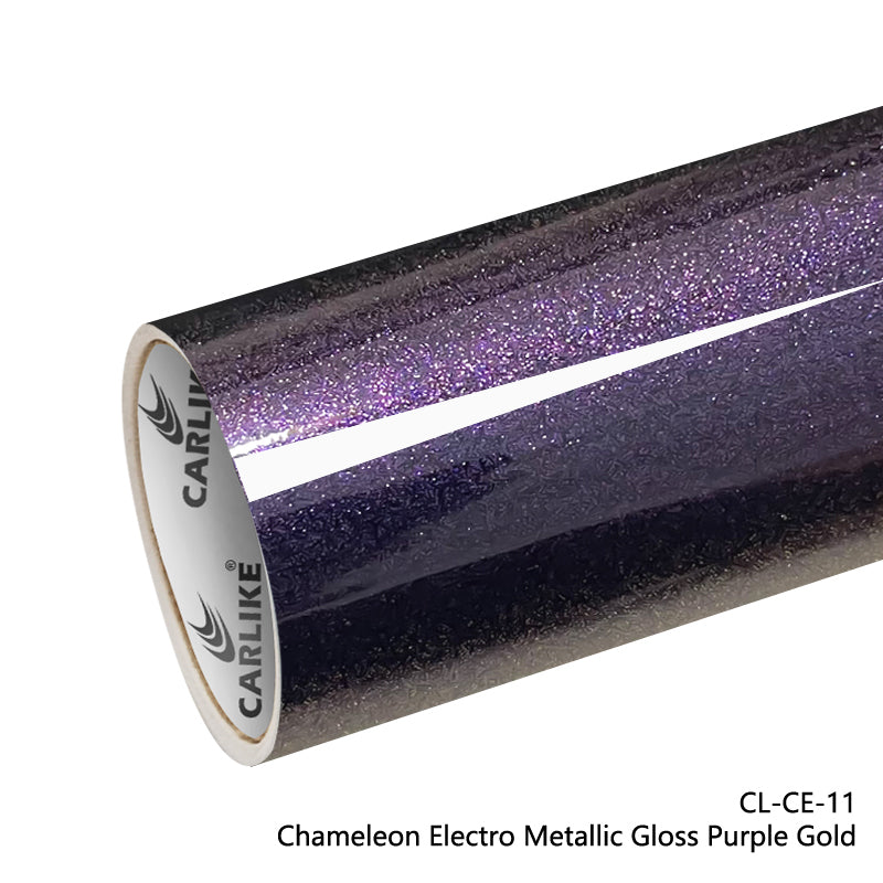 Chameleon Electro Metallic Gloss Purple Gold Vinyl Car Wrapping Supplier –  CARLIKE WRAP