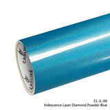 CARLIKE CL-IL-06 Iridescence Laser Diamond Powder Blue Vinyl