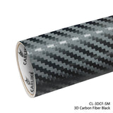 CARLIKE CL-3DCF-SM Black 3D Carbon Fiber Vinyl Sticker - CARLIKE WRAP