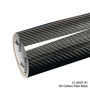 CARLIKE CL-6DCF-01 6D Carbon Fiber Black Super Gloss Vinyl - CARLIKE WRAP