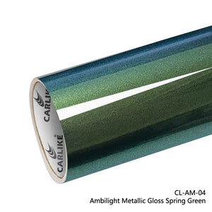 CARLIKE CL-AM-04 Ambilight Metallic Gloss Spring Green Vinyl - CARLIKE WRAP