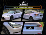 CARLIKE CL-CC-01 Chameleon Candy Blue Silver Vinyl - CARLIKE WRAP
