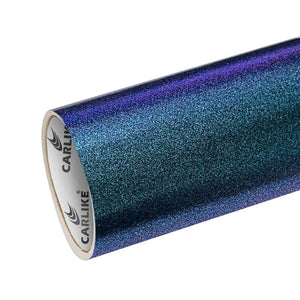 CARLIKE CL-CE-02 Chameleon Electro Metallic Matte Blue Purple Vinyl - CARLIKE WRAP