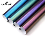 CARLIKE CL-CE-03 Matte Chameleon Color Shift Electro Metallic Blue Red Vinyl - CARLIKE WRAP