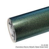 CARLIKE CL-CE-06 Chameleon Electro Metallic Matte Green Gold Vinyl - CARLIKE WRAP