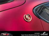 CARLIKE CL-CH-01 Super Chrome Metallic Romani Red Vinyl - CARLIKE WRAP