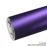 CARLIKE CL-CH-08 Super Chrome Metallic Purple Vinyl - CARLIKE WRAP